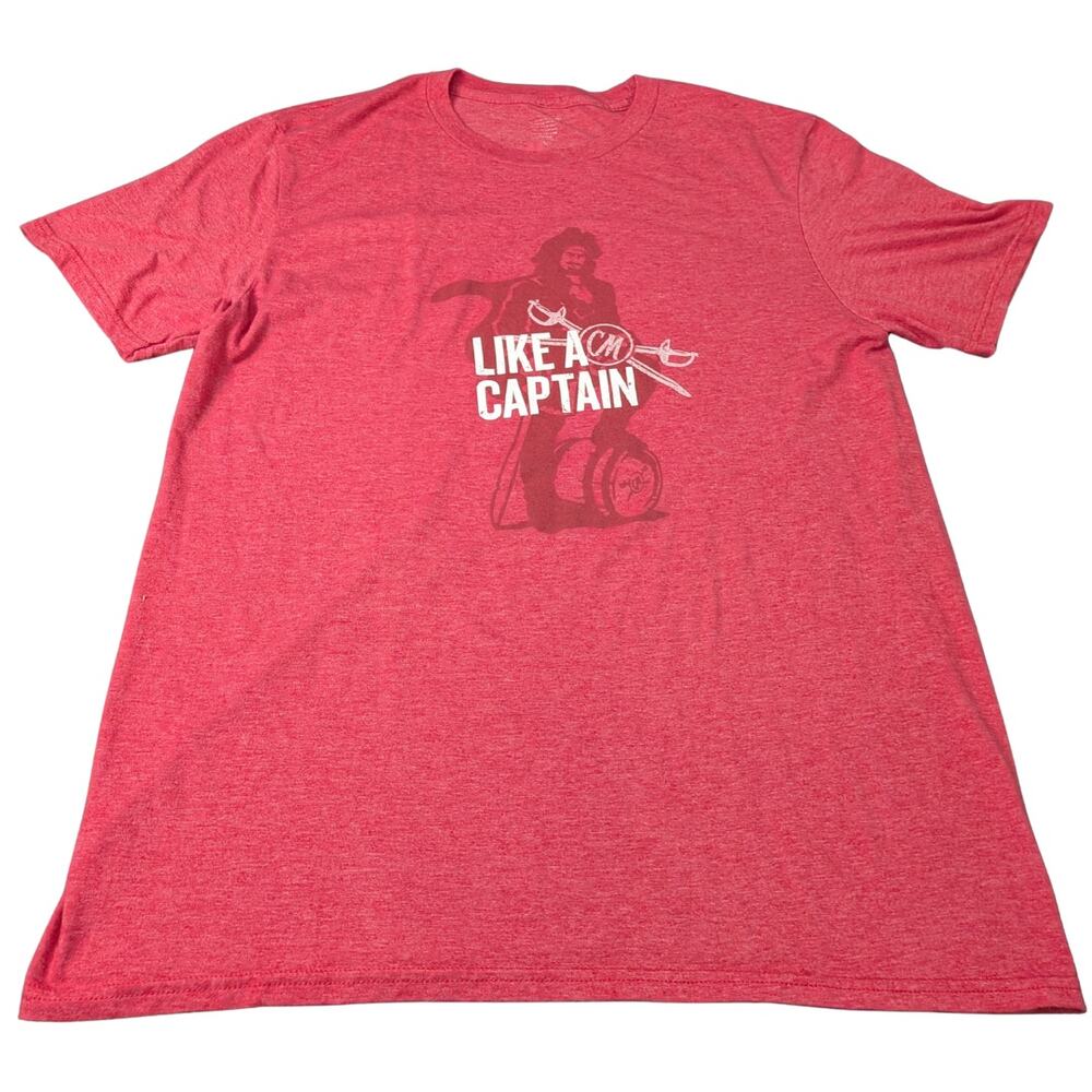 Captain Morgan Red Graphic Tee | Unisex L